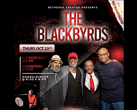 The Blackbyrds at Bethesda Theater flyer
