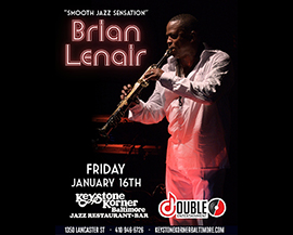 Brian Lenair at Keystone Korner Baltimore flyer