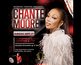 Chante Moore at Bethesda Theater flyer