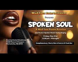 Spoken Soul Mad Jazz Poetry Reunion flyer