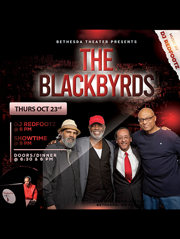 The Blackbyrds at Bethesda Theater flyer