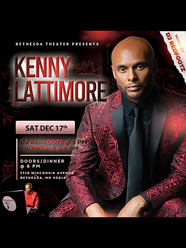 Kenny Lattimore at Bethesda Theater flyer