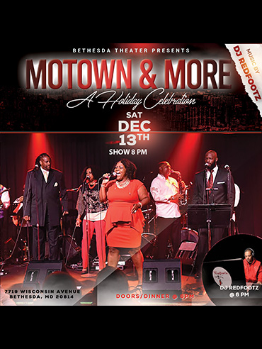 Motown and More at Bethesda Theater flyer