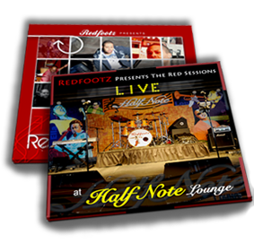 Redfootz Presents The Red Sessions(1 disc) & Redfootz Presents The Red Sessions - Live at the Half Note (2 disc set)